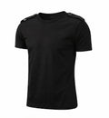 Tricou tactic negru cu epoleți